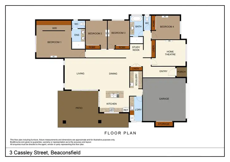 Floorplan of Homely house listing, 3 Cassley Street, Beaconsfield QLD 4740