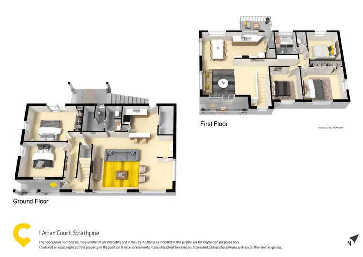 Floorplan of Homely house listing, 1 Arran Court, Strathpine QLD 4500