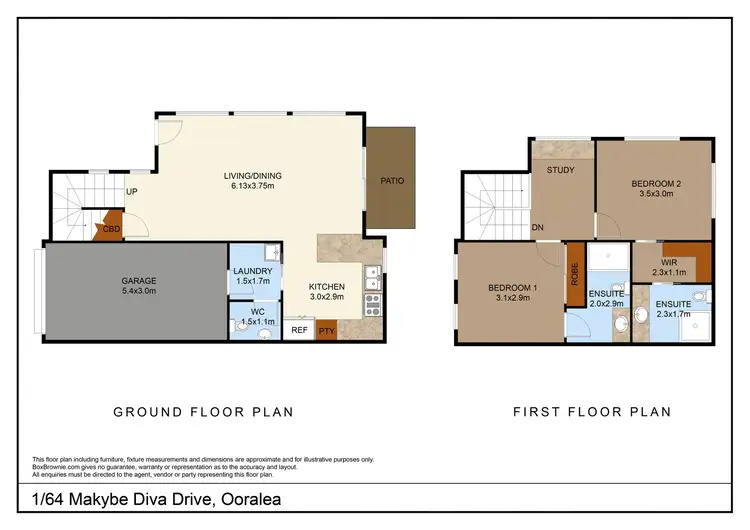 Floorplan of Homely unit listing, 1/64 Makybe Diva Drive, Ooralea QLD 4740