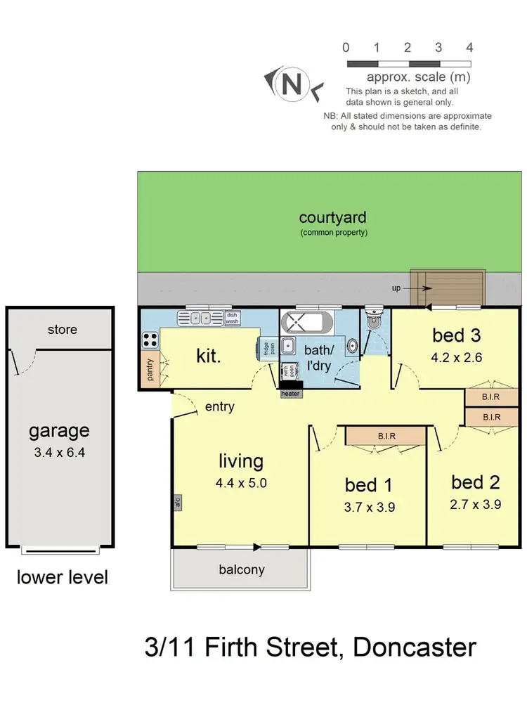 Floorplan of Homely apartment listing, 3/11 Firth Street, Doncaster VIC 3108