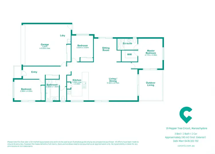 Floorplan of Homely house listing, 19 Pepper Tree Circuit, Maroochydore QLD 4558