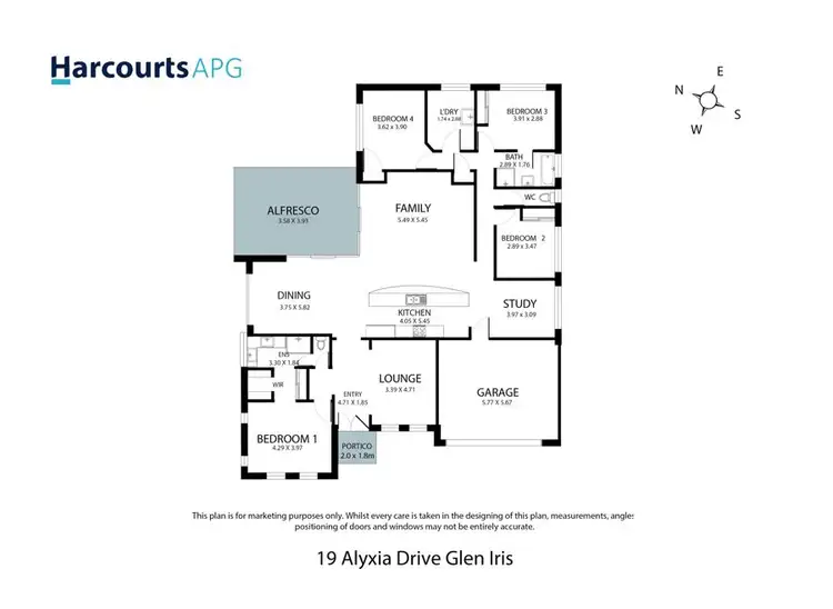 Floorplan of Homely house listing, 19 Alyxia Drive, Glen Iris WA 6230
