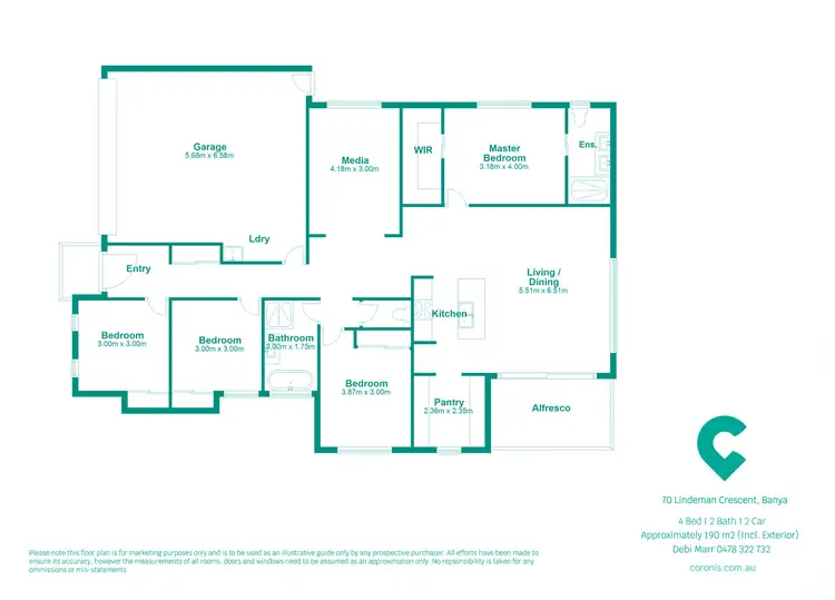 Floorplan of Homely house listing, 70 Lindeman Crescent, Banya QLD 4551
