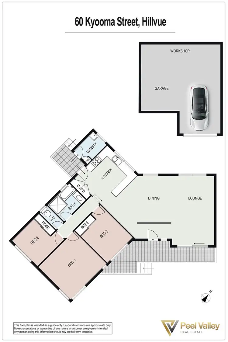 Floorplan of Homely house listing, 60 Kyooma Street Hillvue, Tamworth NSW 2340
