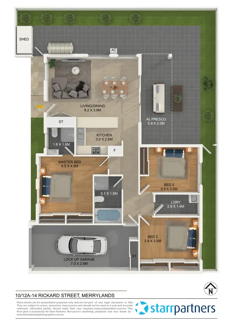 Floorplan of Homely villa listing, 10/12A-14 Rickard Street, Merrylands NSW 2160