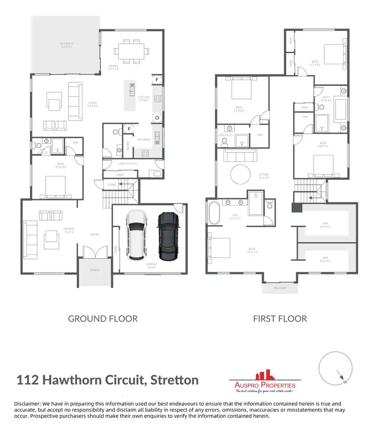 Floorplan of Homely house listing, 112 Hawthorn Circuit, Stretton QLD 4116
