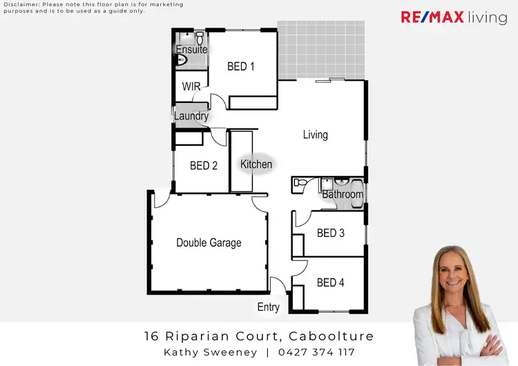 Floorplan of Homely house listing, 16 Riparian Court, Caboolture QLD 4510