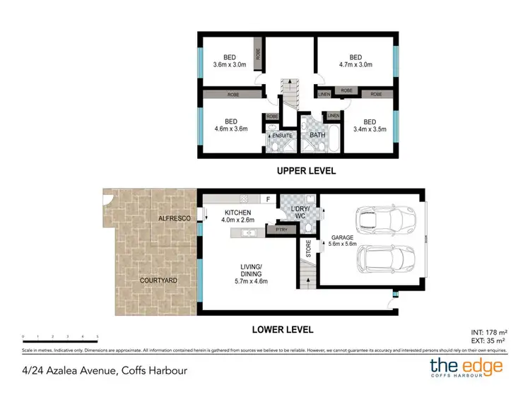 Floorplan of Homely townhouse listing, 4/24 Azalea Avenue, Coffs Harbour NSW 2450