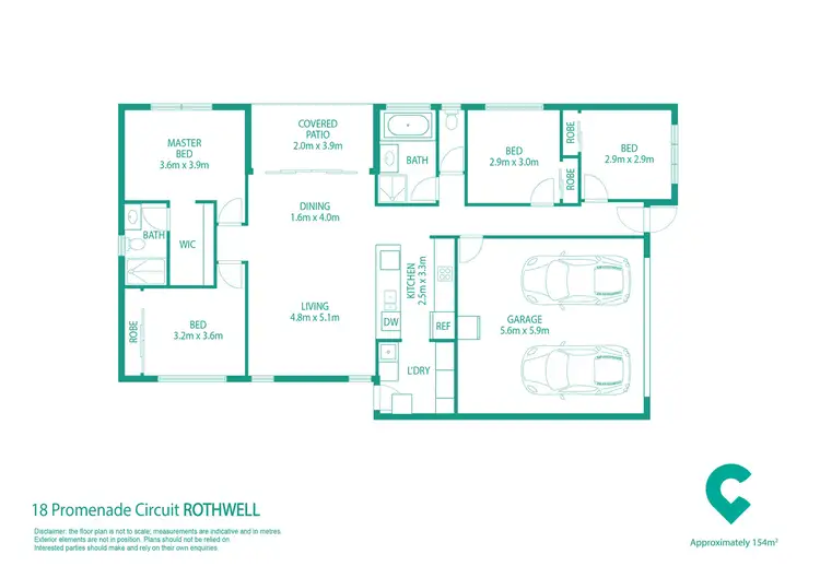 Floorplan of Homely house listing, 18 Promenade Circuit, Rothwell QLD 4022