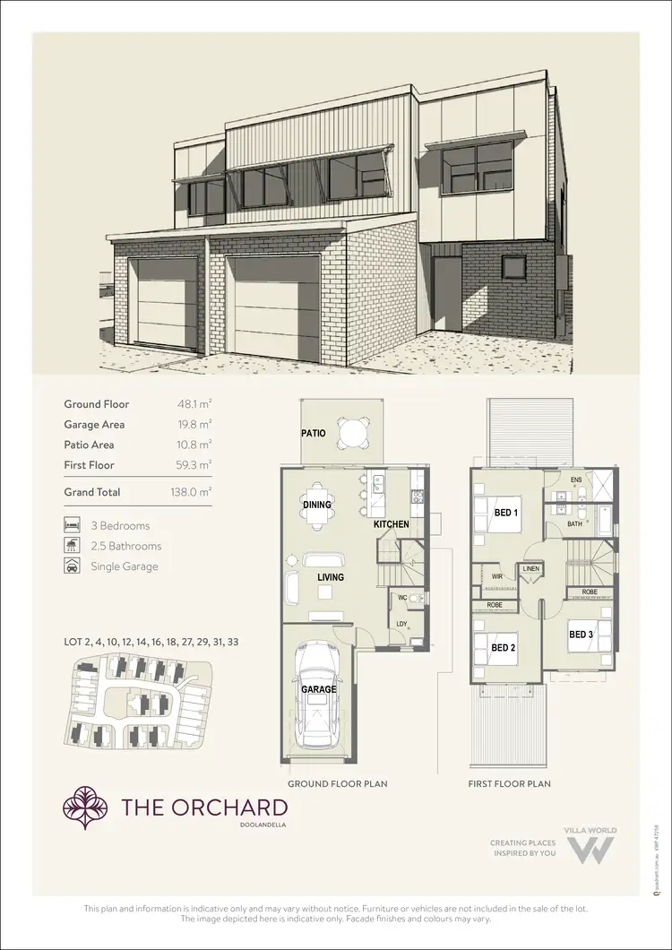 Floorplan of Homely townhouse listing, 10/15 Mayfair Street, Doolandella QLD 4077