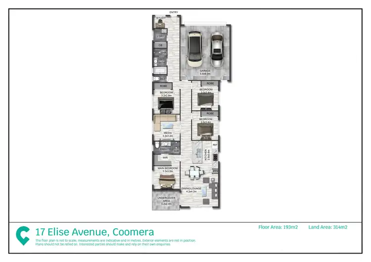 Floorplan of Homely house listing, 17 Elise Avenue, Coomera QLD 4209