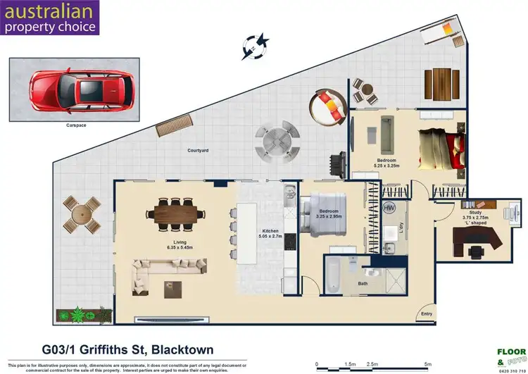 Floorplan of Homely apartment listing, G03/1 Griffiths St, Blacktown NSW 2148