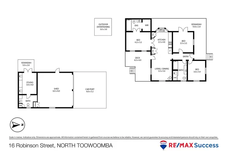 Floorplan of Homely house listing, 16 Robinson Street, North Toowoomba QLD 4350