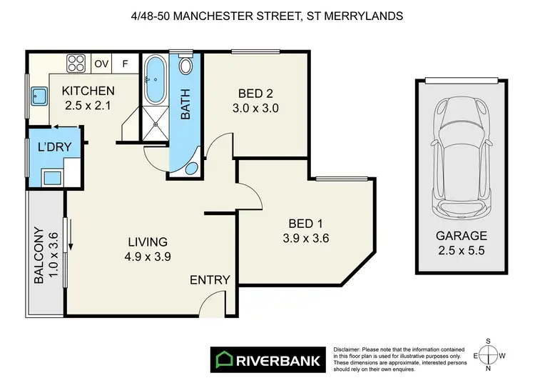 Floorplan of Homely unit listing, 4/48-50 Manchester Street, Merrylands NSW 2160
