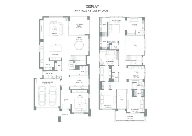 Floorplan of Homely house listing, 43 Parkway Cicuit, Worongary QLD 4213