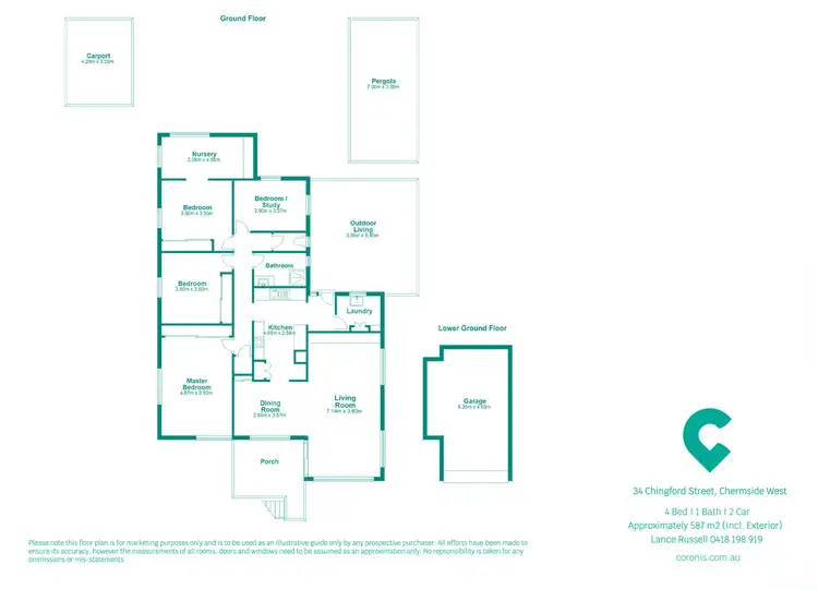 Floorplan of Homely house listing, 34 Chingford Street, Chermside West QLD 4032