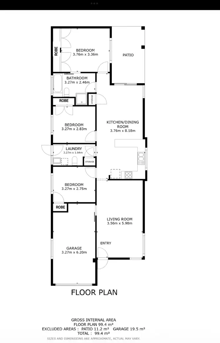 Floorplan of Homely house listing, 3 Eeley Close, Coffs Harbour NSW 2450