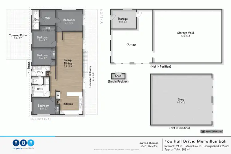 Floorplan of Homely house listing, 46A Hall Drive, Murwillumbah NSW 2484
