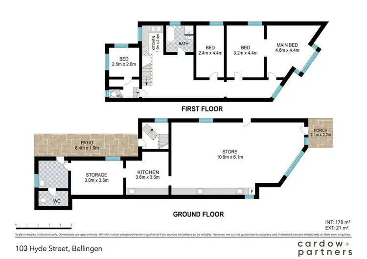 Floorplan of Homely apartment listing, 103 Hyde St, Bellingen NSW 2454