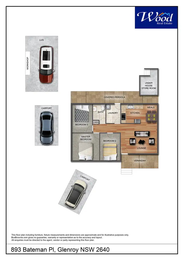 Floorplan of Homely house listing, 893 Bateman Pl, North Albury NSW 2640