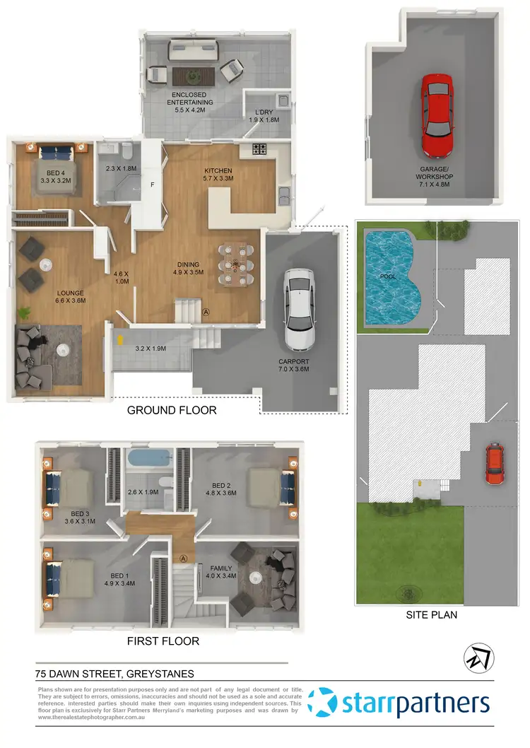 Floorplan of Homely house listing, 75 Dawn Street, Greystanes NSW 2145