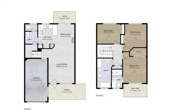 Floorplan of Homely townhouse listing, 5/26-38 Petersen Road, Morayfield QLD 4506