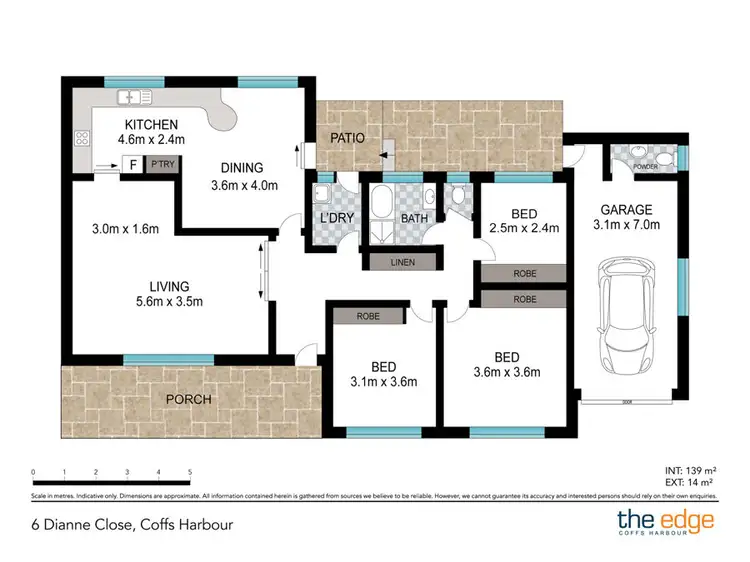 Floorplan of Homely house listing, 6 Dianne Close, Coffs Harbour NSW 2450