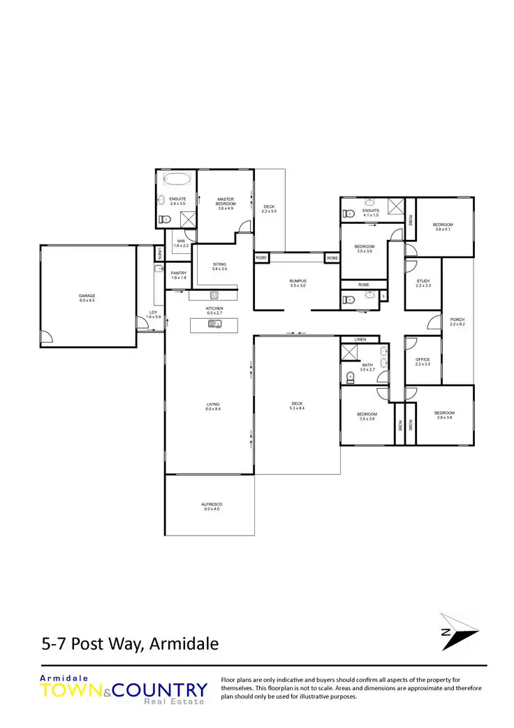 Floorplan of Homely rural property listing, 5-7 Post Way, Armidale NSW 2350