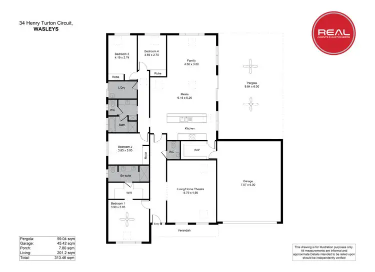 Floorplan of Homely house listing, 34 Henry Turton Circuit, Wasleys SA 5400