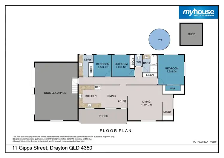Floorplan of Homely house listing, 11 Gipps Street, Drayton QLD 4350
