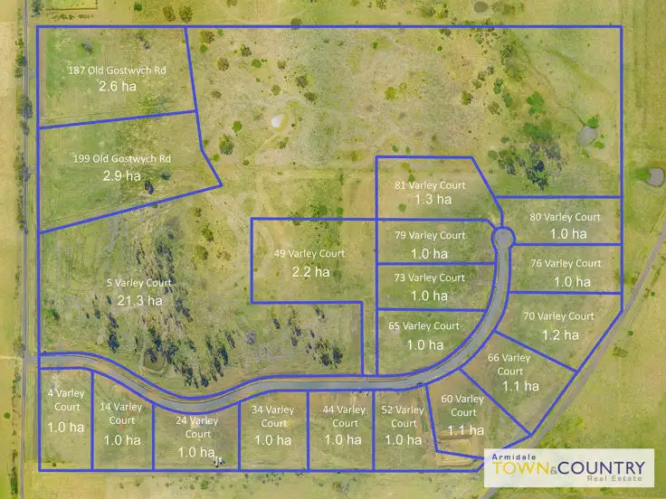 Floorplan of Homely land listing, 14 Varley Court, Armidale NSW 2350
