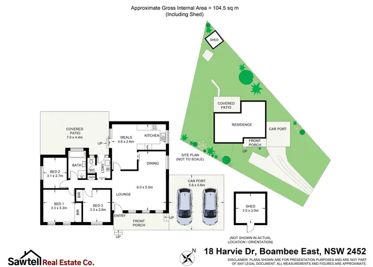 Floorplan of Homely house listing, 18 Harvie Drive, Boambee East NSW 2452