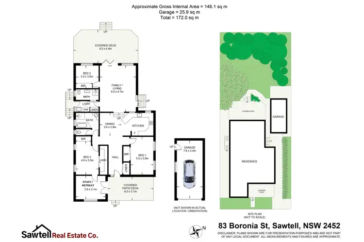 Floorplan of Homely house listing, 83 Boronia Street, Sawtell NSW 2452