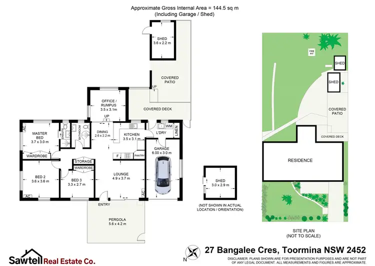 Floorplan of Homely house listing, 27 Bangalee Crescent, Toormina NSW 2452