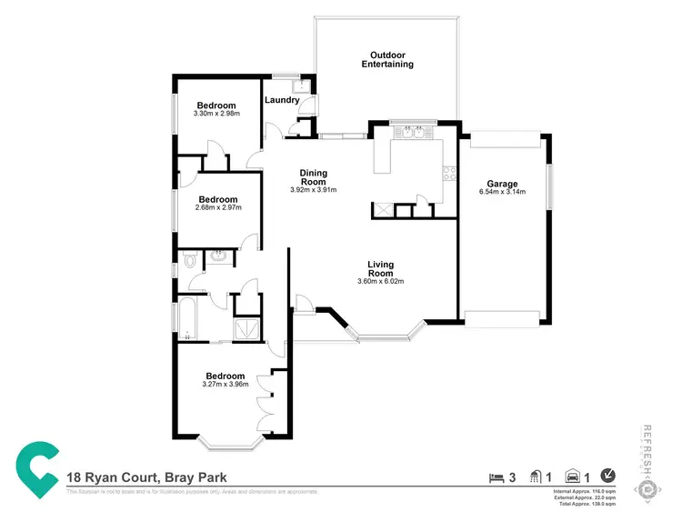 Floorplan of Homely house listing, 18 Ryan Court, Bray Park QLD 4500