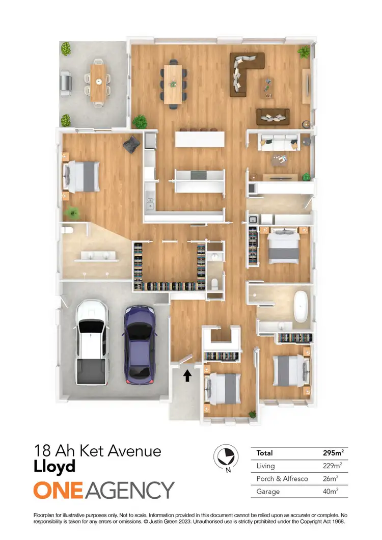 Floorplan of Homely house listing, 18 AH-KET AVENUE, Lloyd NSW 2650