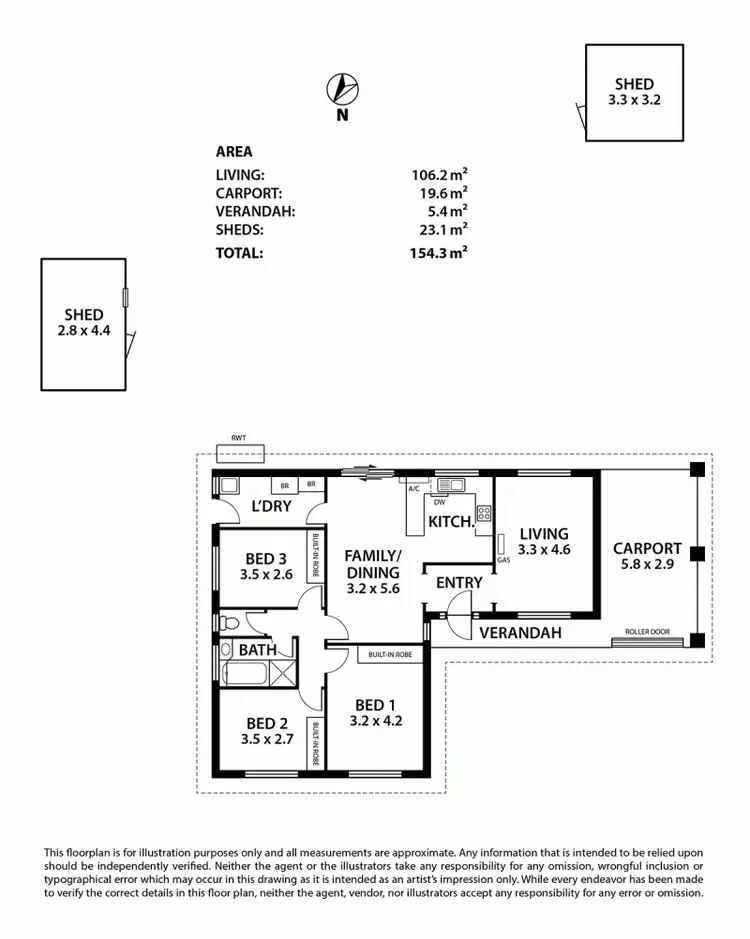 Floorplan of Homely house listing, 60 Ray Orr Drive, Mount Barker SA 5251
