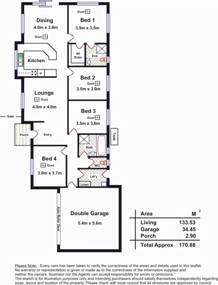 Floorplan of Homely house listing, 4/70 Chellaston Road, Munno Para West SA 5115