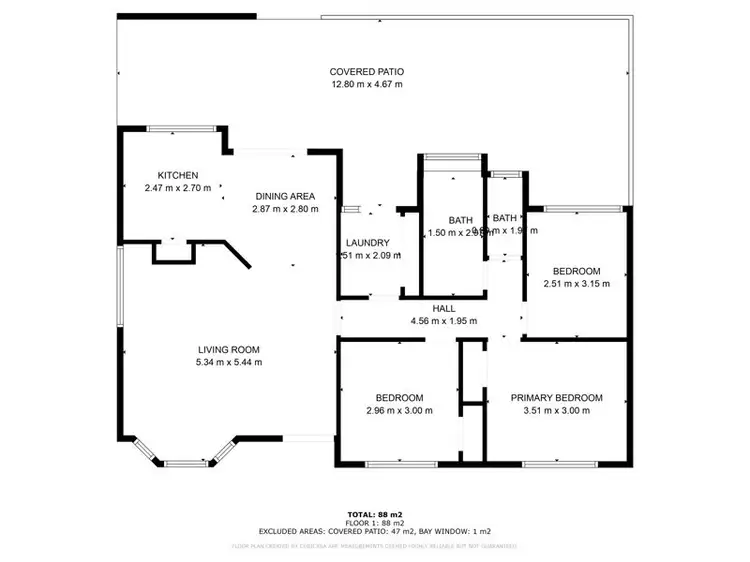 Floorplan of Homely house listing, 18 Pegasus Avenue, Eatons Hill QLD 4037