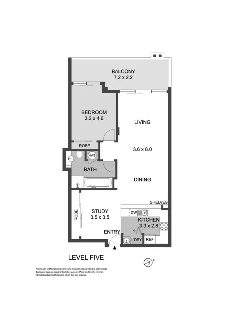 Floorplan of Homely apartment listing, 508/6 Belvoir Street, Surry Hills NSW 2010