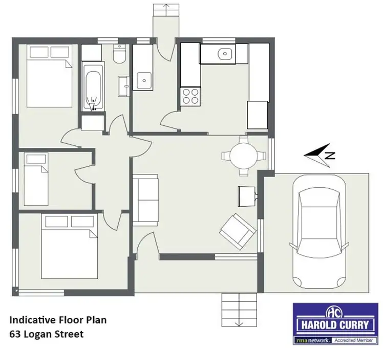 Floorplan of Homely house listing, 63 Logan Street, Tenterfield NSW 2372