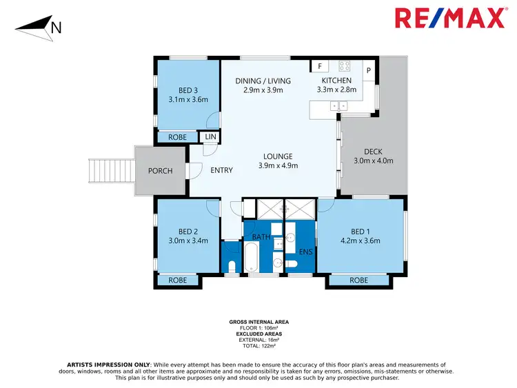 Floorplan of Homely house listing, 4 Cobbs Road, Woombye QLD 4559