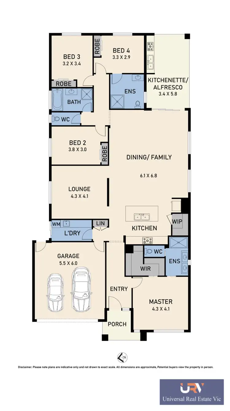 Floorplan of Homely house listing, 9 Rouge Way, Craigieburn VIC 3064