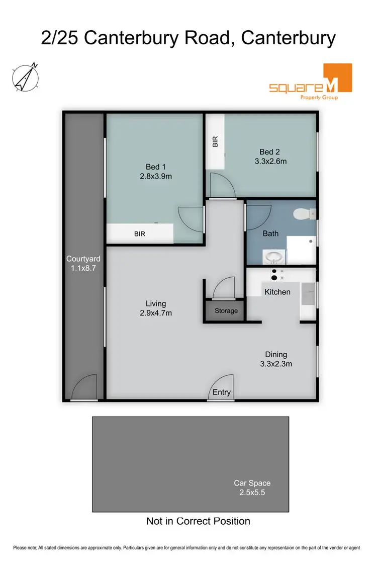 Floorplan of Homely unit listing, 2/25 Canterbury Road, Canterbury NSW 2193
