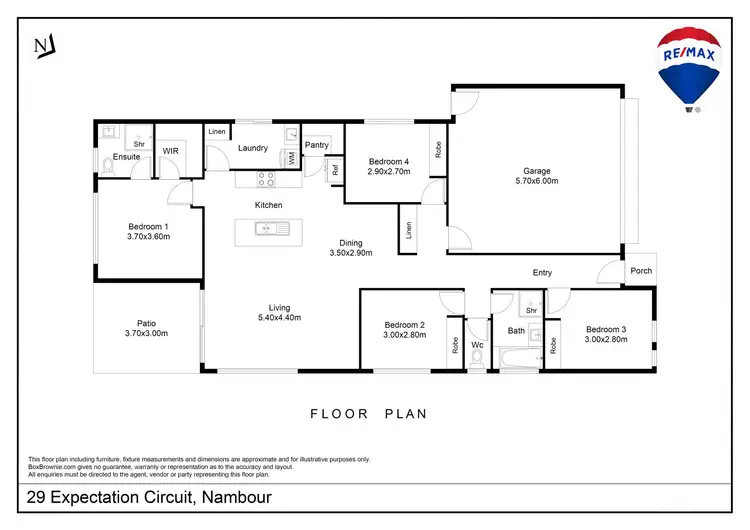 Floorplan of Homely house listing, 29 Expectation Circuit, Nambour QLD 4560