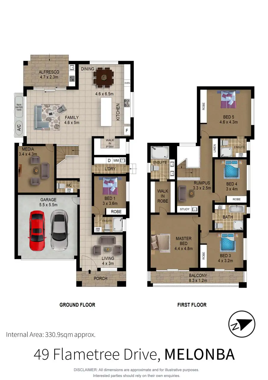 Floorplan of Homely house listing, 49 Flametree Drive, Marsden Park NSW 2765
