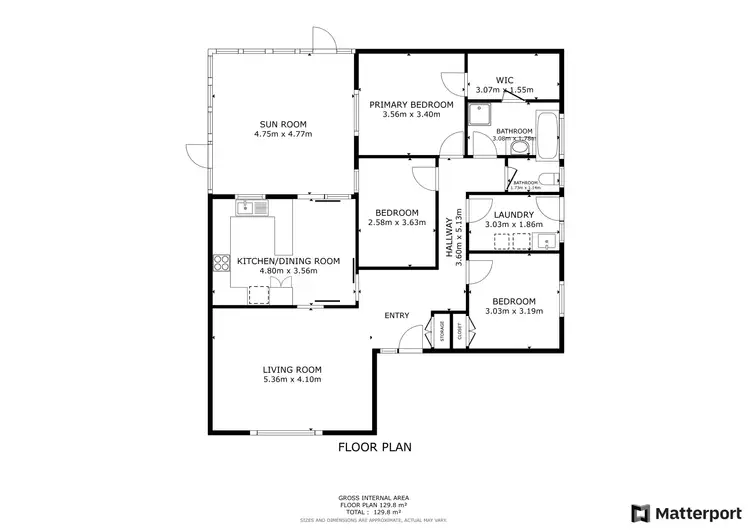Floorplan of Homely house listing, 92 Russell Street, Deniliquin NSW 2710