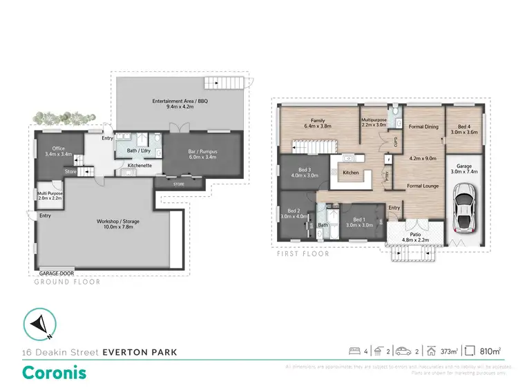 Floorplan of Homely house listing, 16 Deakin Street, Everton Park QLD 4053