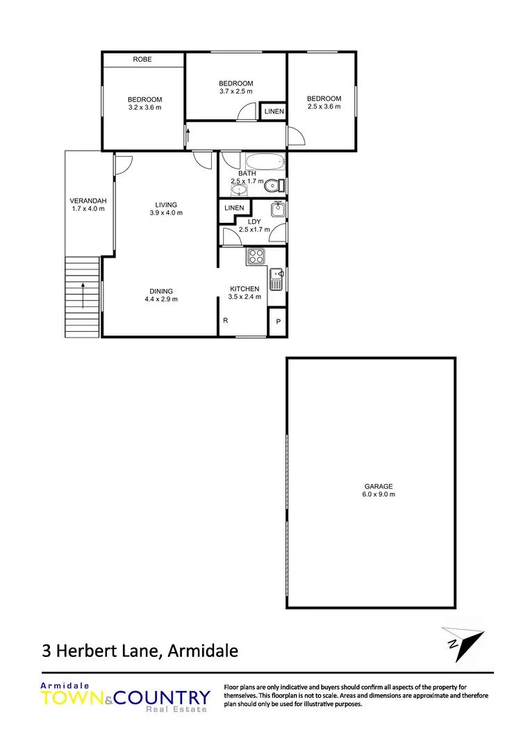 Floorplan of Homely house listing, 3 Herbert Lane, Armidale NSW 2350