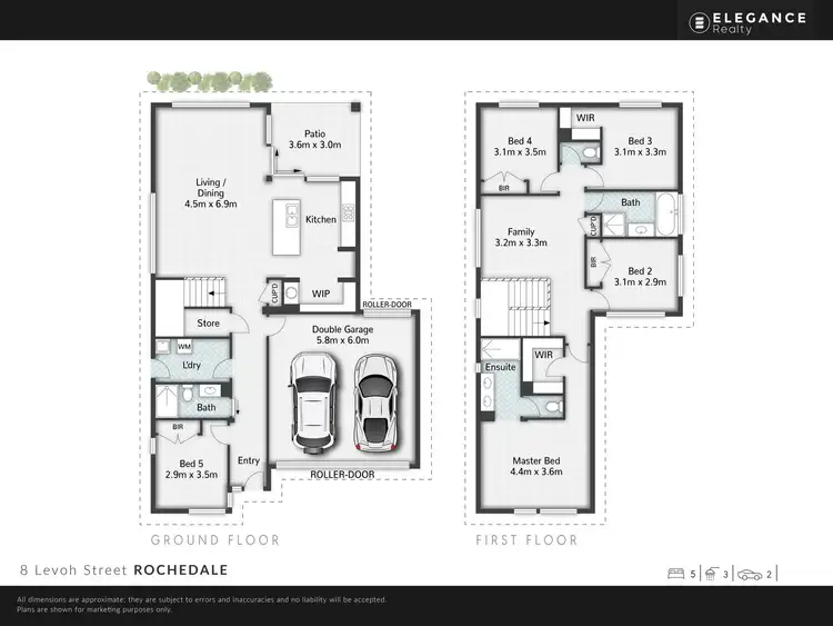 Floorplan of Homely house listing, 8 Levoh Street, Rochedale QLD 4123